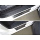 Накладки на пороги лист шлифованный ТСС для Volkswagen Amarok 2016-2021