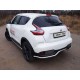 Защита заднего бампера 42 мм ТСС для Nissan Juke 2014-2018