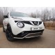Защита передняя Кенгурятник с вставкой и решеткой 42 мм ТСС для Nissan Juke 2014-2018