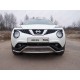 Защита передняя Кенгурятник с вставкой и решеткой 42 мм ТСС для Nissan Juke 2014-2018