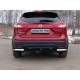 Защита задняя уголки под фаркоп 60 мм ТСС для Nissan Qashqai (СПБ) 2015-2019