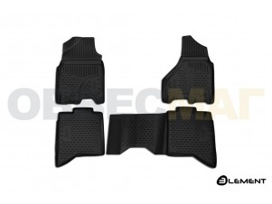 Коврики 3D в салон Element полиуретан 4 штуки на авто сборки США на Dodge Ram Crew Cab № ELEMENT3D1308210