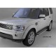 Пороги алюминиевые Brillant серебристые для Land Rover Discovery 3/4 2005-2016
