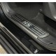 Накладки на пластиковые пороги (лист шлифованный надпись H5) 4шт для Haval H5 Diesel 4WD 2024-н.в.