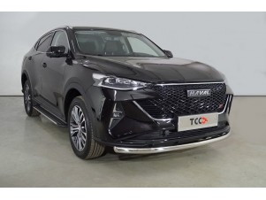 Защита передняя нижняя 60,3 мм для Haval F7 2022 – н.в. HAVF722-11