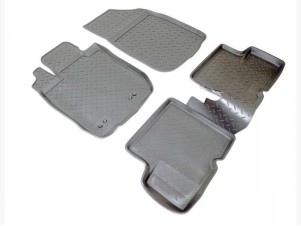 Коврики в салон Norplast полиуретан чёрные для 4х2 для Renault Duster/Nissan Terrano № NPL-Po-69-05