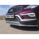 Защита переднего бампера 42 мм ТСС для Infiniti QX50 2016-2017