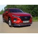 Защита переднего бампера 60 мм для Hyundai Santa Fe 2018-2020