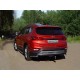 Защита задняя уголки 60 мм для Hyundai Santa Fe 2018-2020