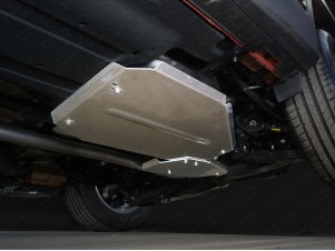 Защита дифференциала алюминий 4 мм для Hyundai Santa Fe № ZKTCC00375