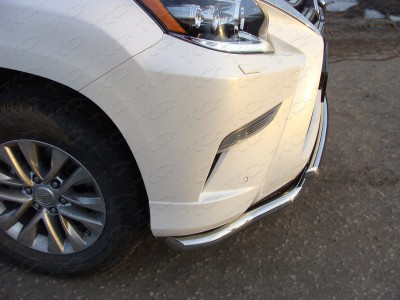 Защита передняя двойная 60-50 мм ТСС для Lexus GX460 2014-2019
