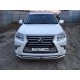 Защита передняя двойная 76-75 мм ТСС для Lexus GX460 2014-2019