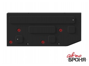 Защита топливного бака (сталь) + комплект крепежа для GAC M8 2024-н.в. (V - 2.0; АКПП, передний) №111.03410.1