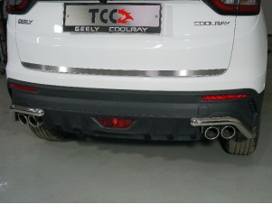 Накладка на заднюю дверь лист шлифованный для Geely Coolray № GEELCOOL20-02