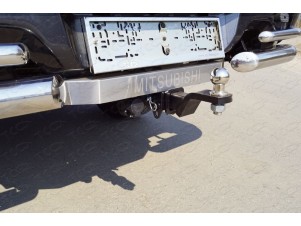 ТСУ Фаркоп ТСС усиленный с надписью Mitsubishi, шар E для Mitsubishi L200 № TCU00139