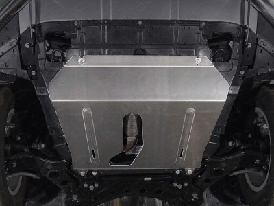 Защита картера и КПП ТСС алюминий 4 мм для Geely Atlas 2018-2021