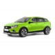 Защита порогов прямая d=51 мм (НПС) для Lada Vesta SW Cross 2017-2022