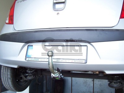 Фаркоп оцинкованный для Hyundai i10 2008-2013 быстросъемное крепление шара