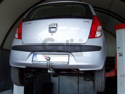 Фаркоп оцинкованный для Hyundai i10 2008-2013 быстросъемное крепление шара
