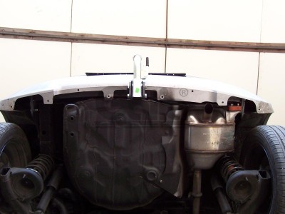 Фаркоп оцинкованный для Hyundai i10 2008-2013 быстросъемное крепление шара
