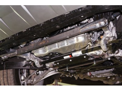 Защита картера и КПП АБС-Дизайн 2 части композит 8 мм для Audi Q7 2015-2021