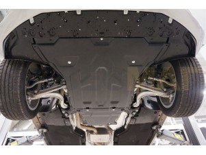 Защита картера и КПП АБС-Дизайн композит 6 мм Audi A4 № 02.10k