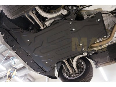 Защита картера и КПП АБС-Дизайн композит 6 мм для Audi A4 2015-2021