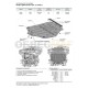 Защита картера и КПП Автоброня для 3,5 сталь 2 мм для Acura MDX 2013-2021