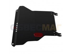 Защита картера и КПП Автоброня для 1,6 сталь 2 мм на Chery Amulet № 111.00901.1