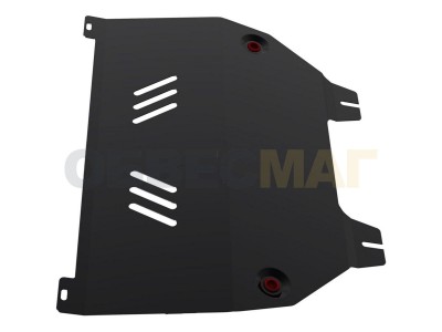 Защита картера и КПП Автоброня для 1,6 и 2,0 сталь 2 мм для Peugeot 308/408/Citroen C4/C4 Picasso 2006-2021