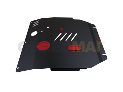 Защита картера и КПП Автоброня для 2,3 сталь 2 мм для Ford Escape 2007-2012