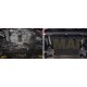 Защита картера и КПП Автоброня для 1,3/1,4/1,6 сталь 2 мм для Ford Fusion/Fiesta 2001-2012