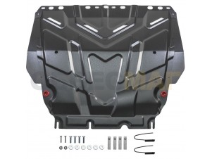 Защита картера и КПП Автоброня для всех и 2,0 для Kuga сталь 2 мм на Ford Focus 2/3/C-Max/Grand C-Max/Ford Kuga № 111.01850.1