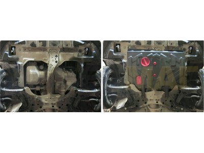 Защита картера Автоброня для 1,5 и 1,8 сталь 2 мм для Geely Emgrand 7/Emgrand EC7/Vision 2008-2016