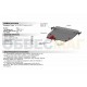 Защита картера и КПП Автоброня для 2,0 и 2,4 сталь 2 мм для Honda Accord 2008-2013