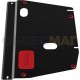 Защита картера и КПП Автоброня для 1,8 сталь 2 мм на седан для Honda Civic 2006-2012