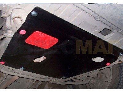 Защита картера и КПП Автоброня для 1,8 сталь 2 мм на седан для Honda Civic 2006-2012