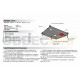 Защита картера и КПП Автоброня для 1,8 сталь 2 мм на седан для Honda Civic 2006-2012