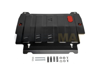 Защита картера и КПП Автоброня для 3,5 сталь 2 мм для Nissan Pathfinder/Murano/Infiniti JX35/QX60 2012-2021