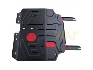 Защита картера и КПП Автоброня для 1,8 сталь 2 мм на Lifan X-60 № 111.03307.1