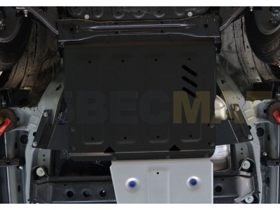 Защита РК Автоброня для 3,0/3,2/3,8 сталь 2 мм для Mitsubishi Pajero 3/4 2000-2021