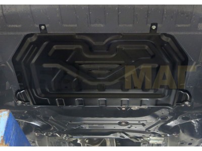 Защита картера и КПП Автоброня для 2,0/2,4/3,0 сталь 2 мм для Mitsubishi Outlander 2012-2021