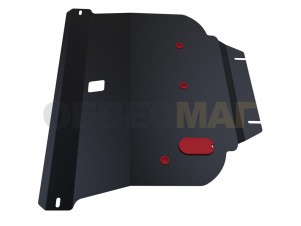 Защита картера Автоброня сталь 2 мм на Nissan Primera P12 № 111.04128.1