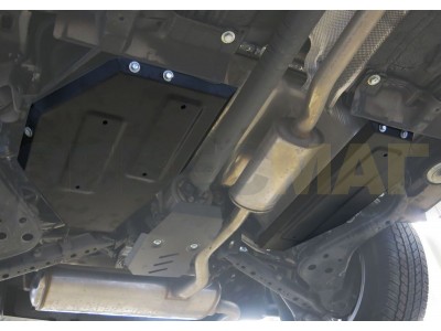 Защита топливного бака Автоброня для 2,0 и 2,5 сталь 2 мм на 4х4 для Nissan Qashqai/X-Trail T32 2014-2021