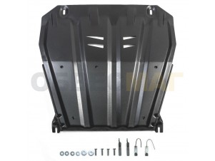 Защита картера и КПП Автоброня для 1,2/2,0/2,5 сталь 2 мм на Nissan Qashqai (СПБ)/X-Trail T31/T32 № 111.04158.1