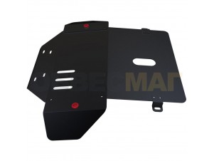 Защита картера и КПП Автоброня сталь 2 мм на Opel Vectra A/Astra F/Calibra № 111.04213.1