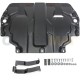 Защита картера и КПП Автоброня для 1,4/1,6/1,9/2,0/3,6 сталь 2 мм для Volkswagen/Skoda/Seat 2004-2018