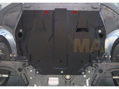 Защита картера и КПП Автоброня для 1,4/1,6/1,9/2,0/3,6 сталь 2 мм для Volkswagen/Skoda/Seat 2004-2018