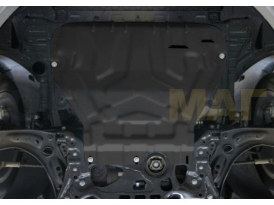 Защита картера и КПП Автоброня для 1,4TFSI/1,8TSI/1,6MPI сталь 2 мм для Skoda Octavia A7 2013-2020