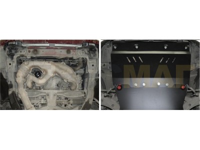 Защита картера Автоброня для 2,0 сталь 2 мм для Subaru Forester 2003-2008